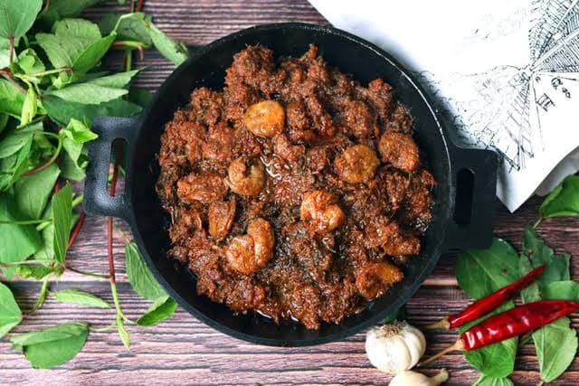 Gongura Prawns Pickle
